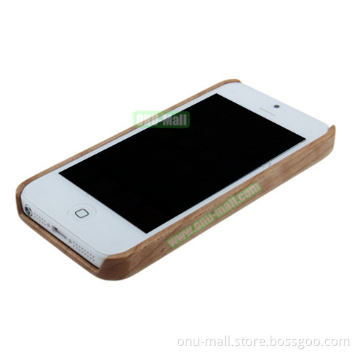 Cherry Wood Case for iPhone 5S OEM, Phone Accessory for iPhone SE